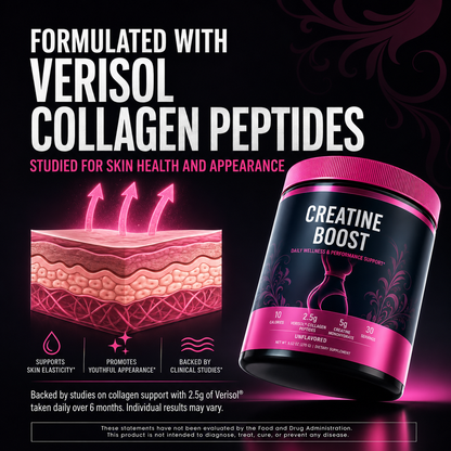 Women’s Creatine Boost – Strength, Recovery & Beauty Support