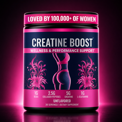 Women’s Creatine Boost – Strength, Recovery & Beauty Support